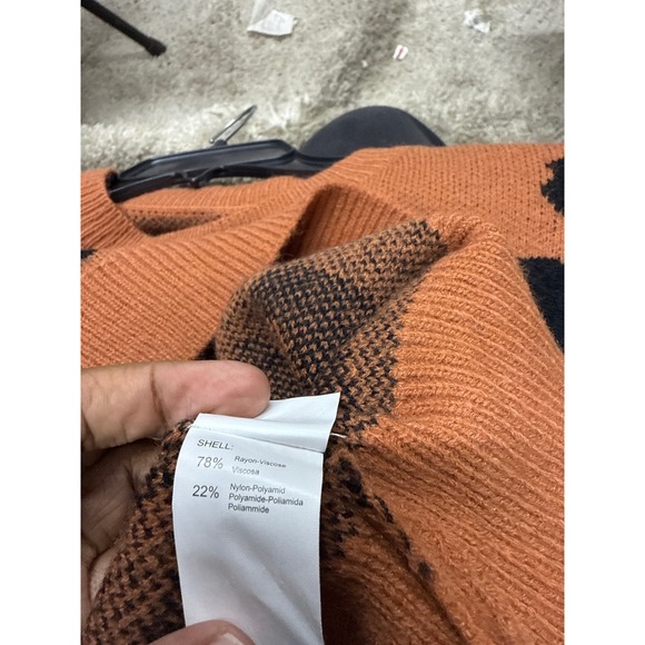 Women's‎ Leopard Print Drop Sleeve Sweater - Cupshe Size M - Picture 4 of 4